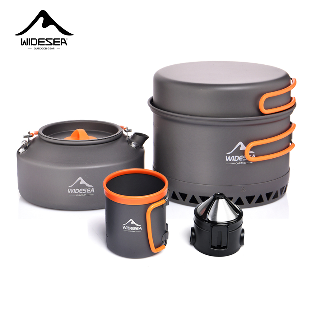 Camping Cooking Accessories - Camping Tableware Outdoor Cookware Set Pots