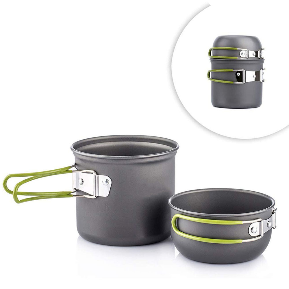 Camping Cooking Ware - Ultralight Camping Pots Cookware Set Portable