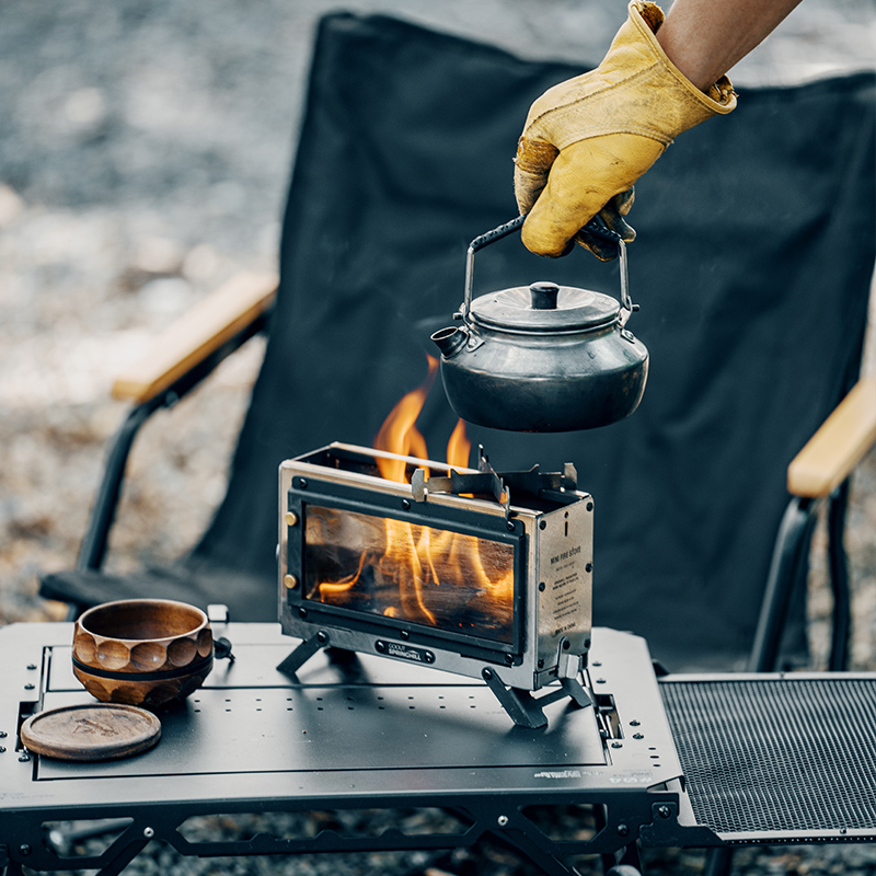 Campfire Cooking - Goout Springhill Wood Stove Portable Firewood