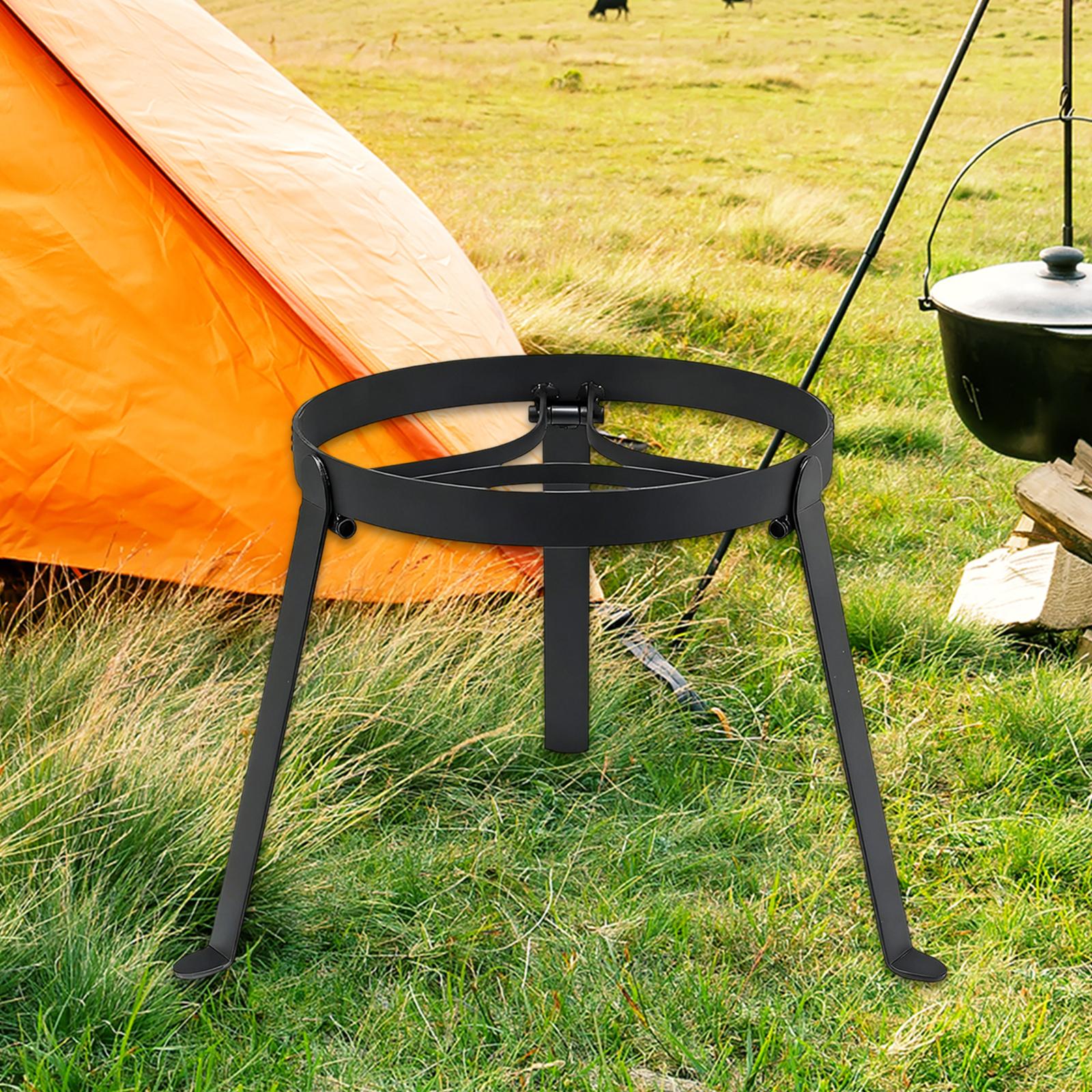 Campfire Cooking - Foldable Cooking Campfire Tripod Iron Portable