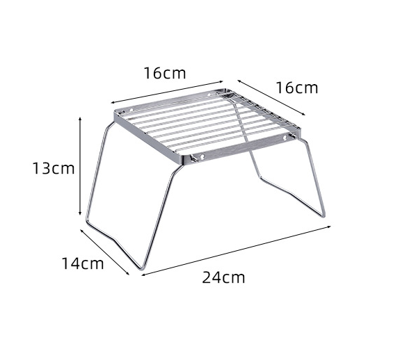 Camping Cooking Accessories - Outdoor Stainless Steel Stove Holder Camping