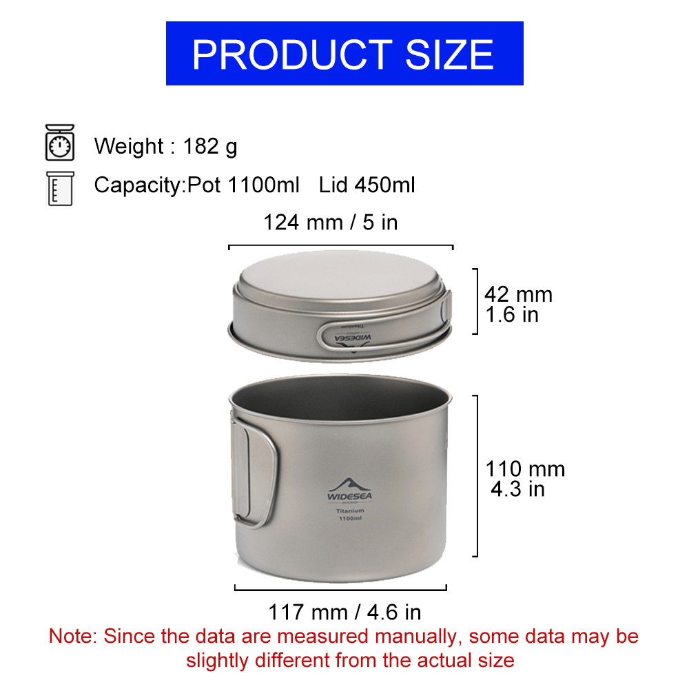 Widesea Ultralight Titanium Ca - Mess Kit Titanium review and price