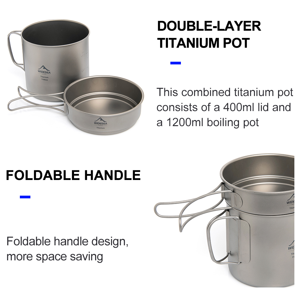 Widesea Ultralight Titanium Ca - Mess Kit Titanium review and price