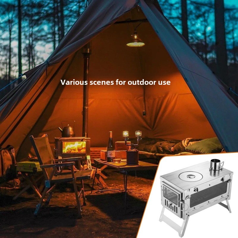 430 Stainless Steel Portable T - Camping Cooking Tent review and price