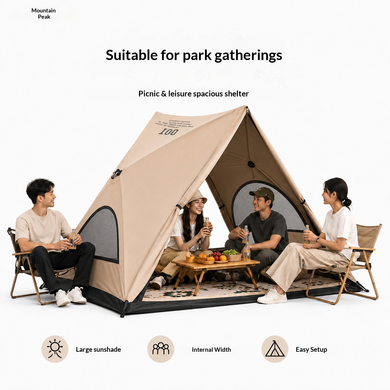 Automatic Triangular Tent, Out - Camping Cooking Tent review and price