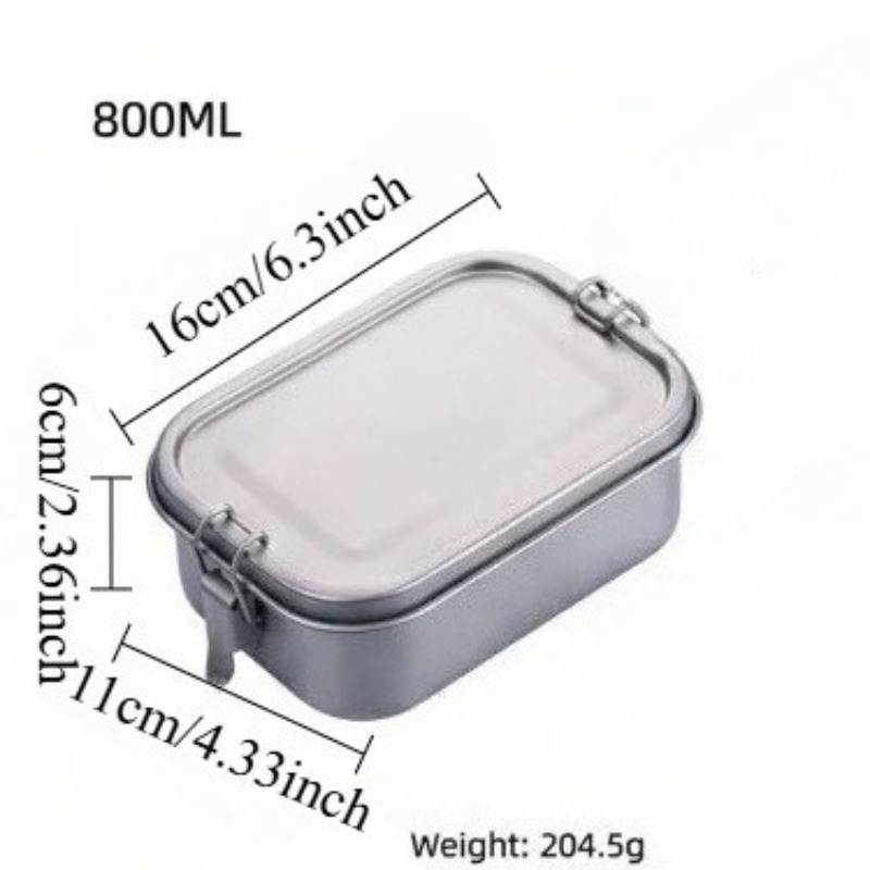 Stainless Steel Lunch Box With - Mess Kit Titanium review and price