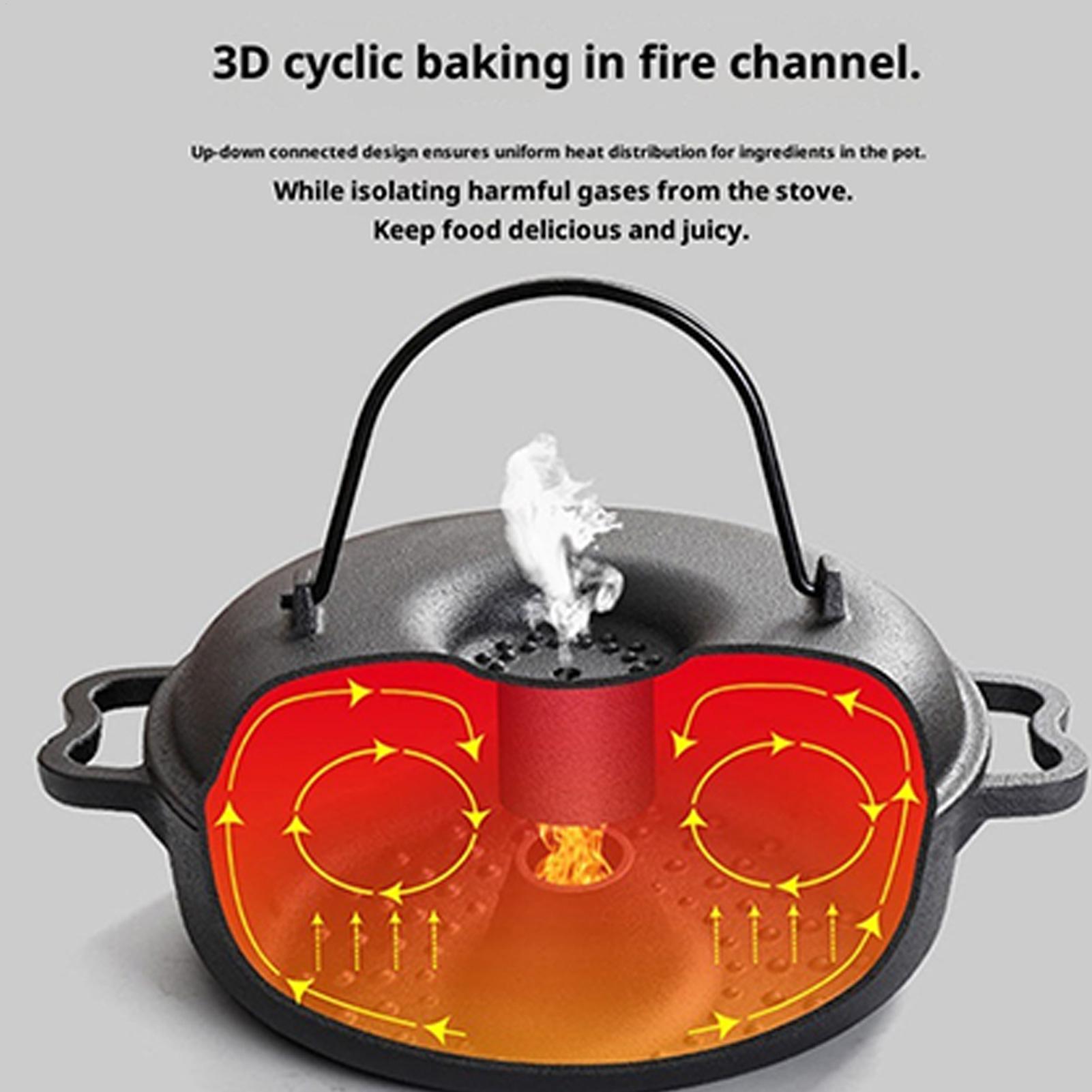 Cauldron Pot for Cooking Non-S - Camp Dutch Oven Cast review and price
