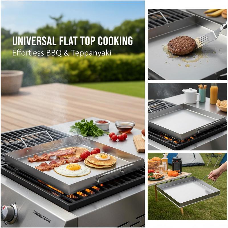Universal Flat Top Griddle 18x - Camping Cooking Hot Plate review and price