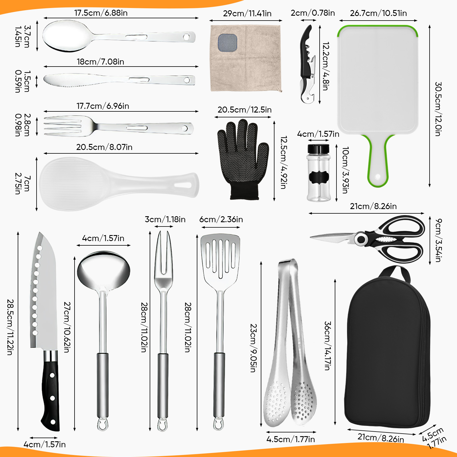 16 Piece Camping Cooking Utens - Camping Cooking Must Haves review and price