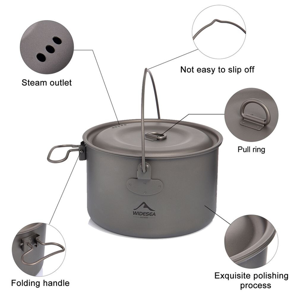 Widesea Camping Tableware Tita - Mess Kit Titanium review and price
