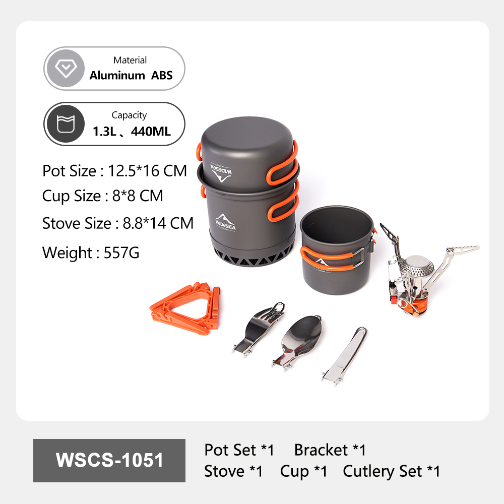 Widesea Portable Camping Cookw - Camping Cooking And Eating Set review and price