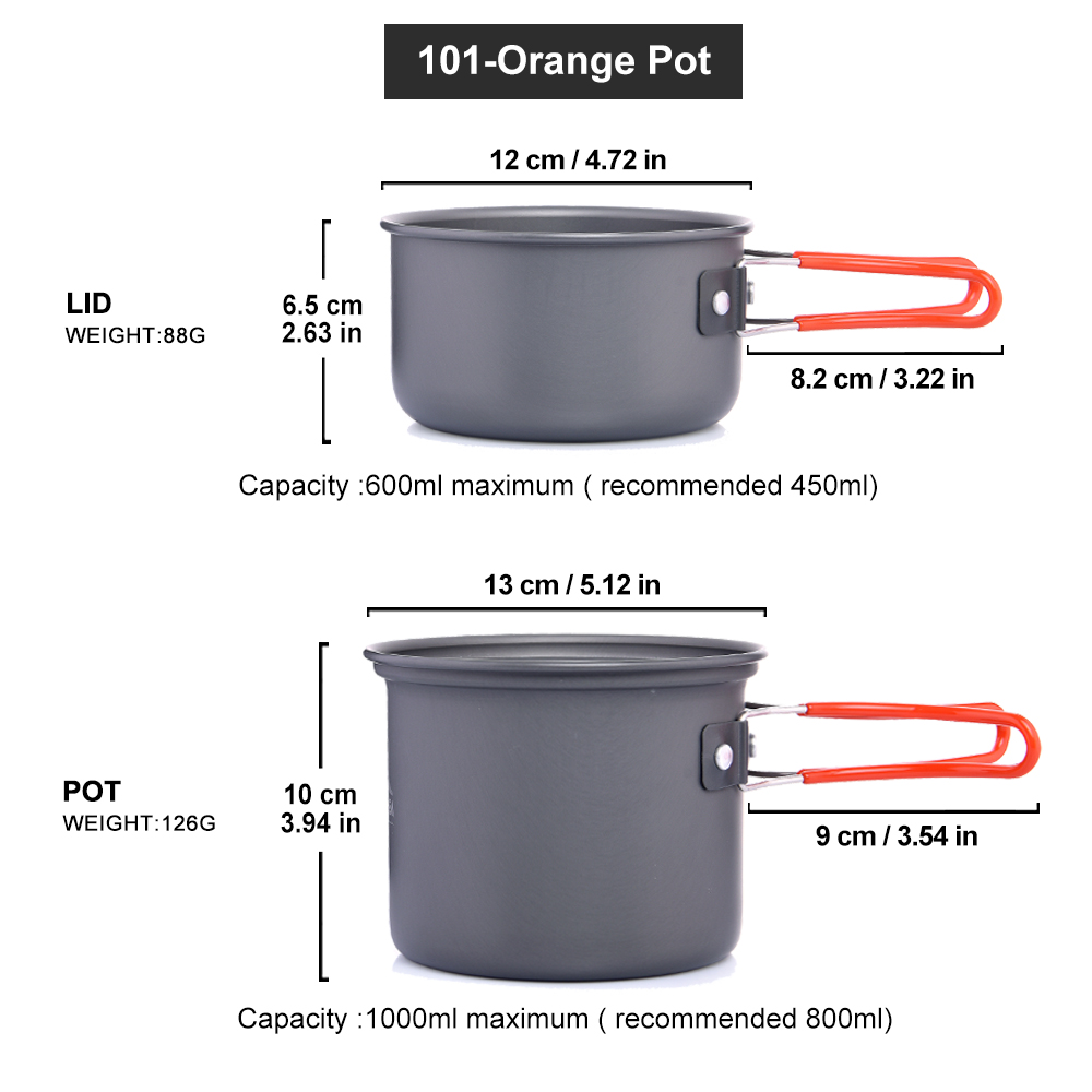 Widesea camping tableware outd - Camping Cooking And Eating Set review and price