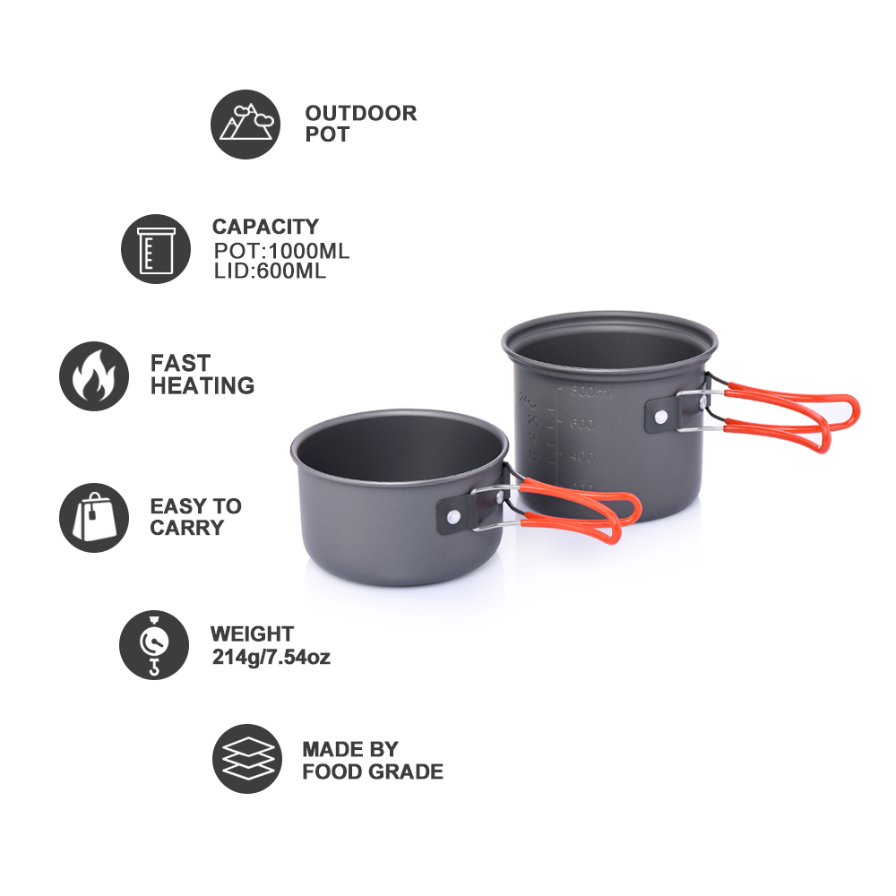 Widesea camping tableware outd - Camping Cooking And Eating Set review and price