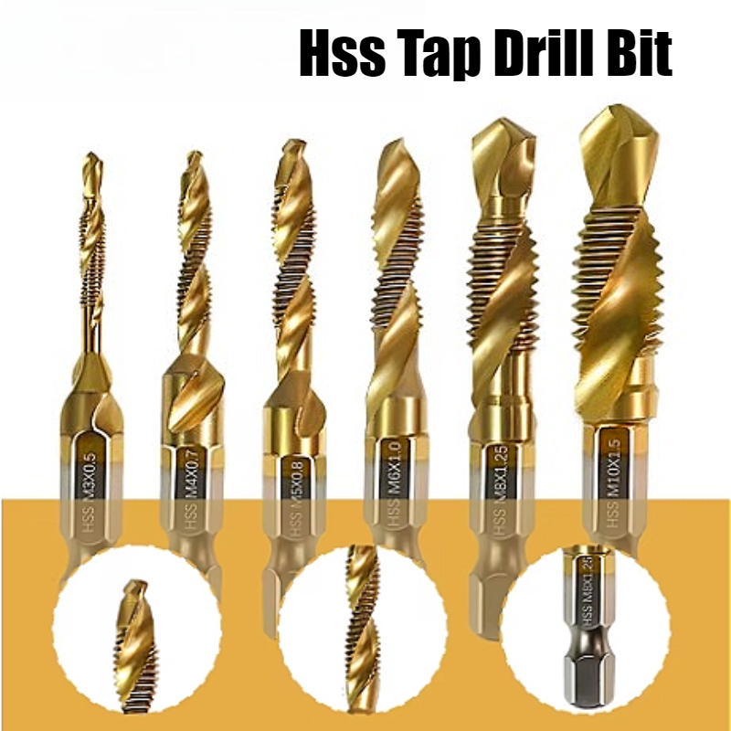 6PCS Metric Titanium Drill Tap - Mess Kit Titanium review and price