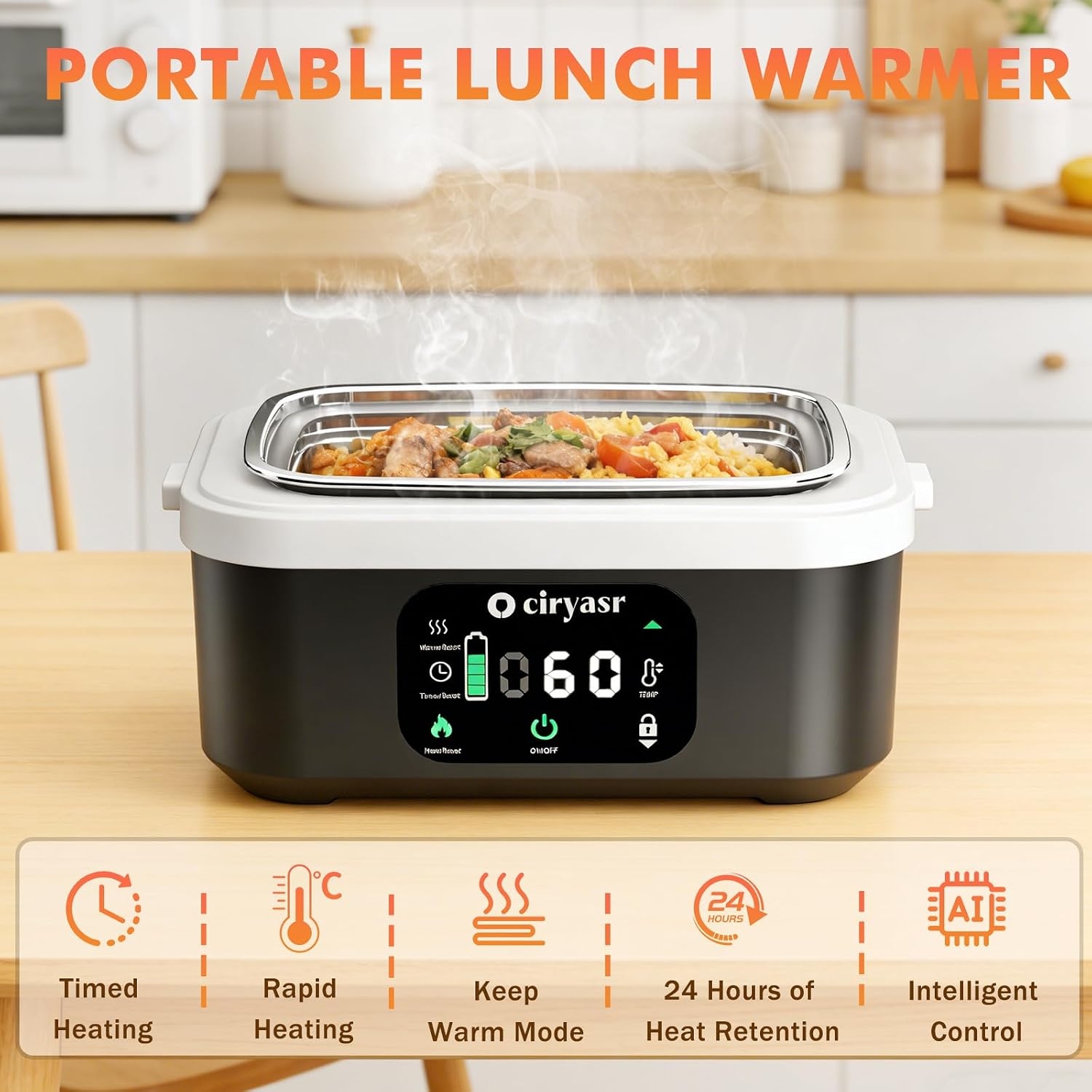 Powerful Electric Lunch Box, 1 - Camping Outdoor Cooking Table review and price