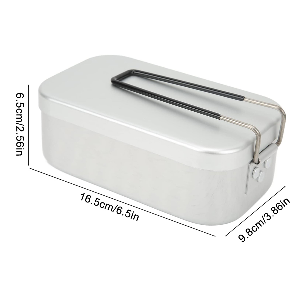 800ML Aluminum Lunch Boxes Out - Camping Cooking Handle review and price