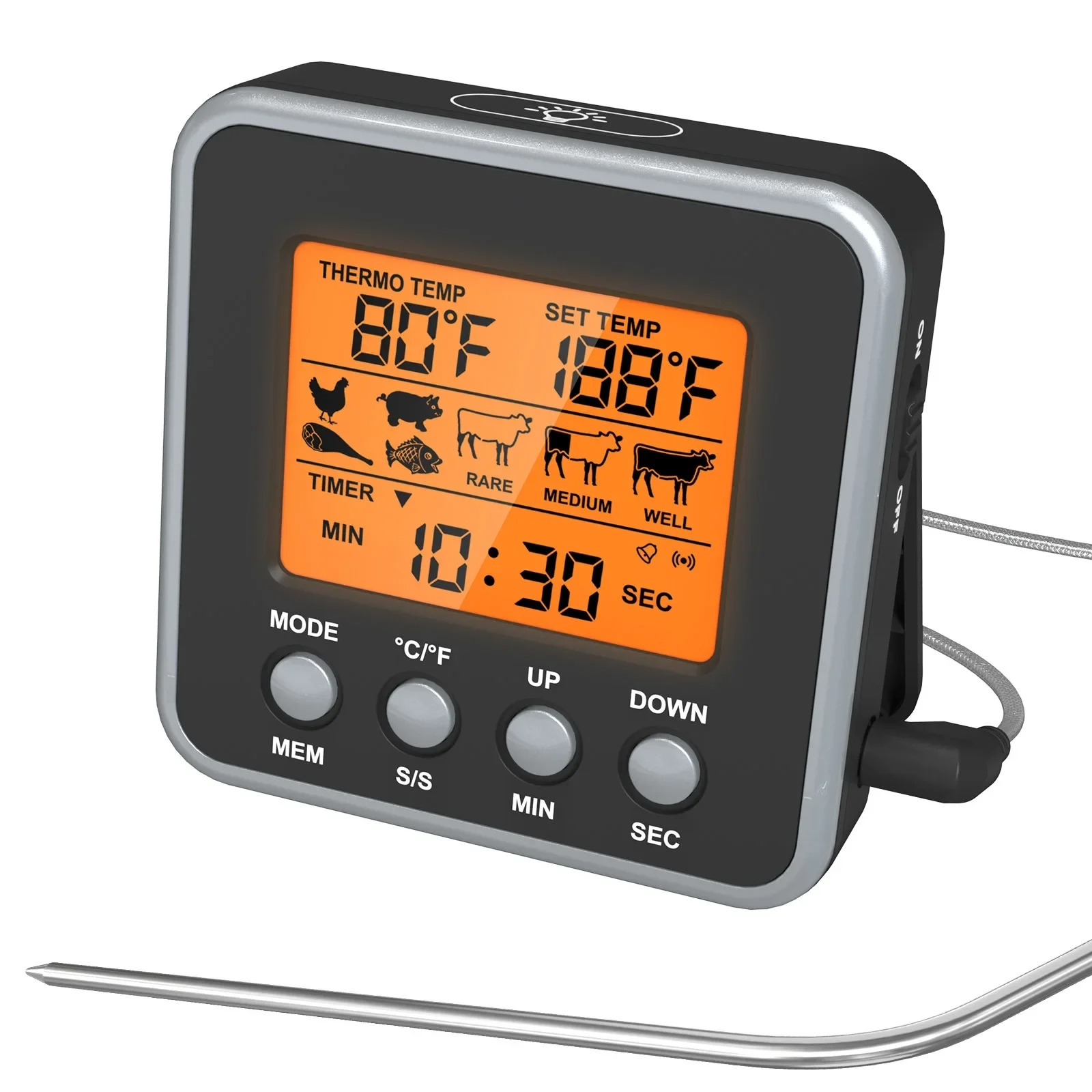 LCD Digital Meat Thermometer M - Meat Thermometer Camp review and price
