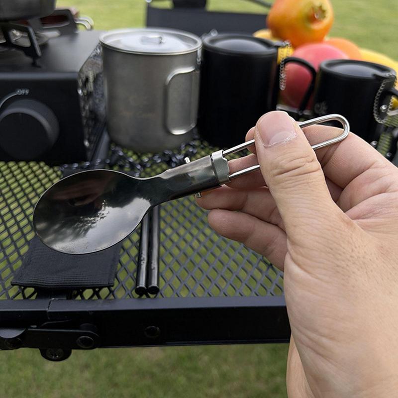 Foldable Spoon Chopsticks Trav - Camping Cooking And Eating Set review and price