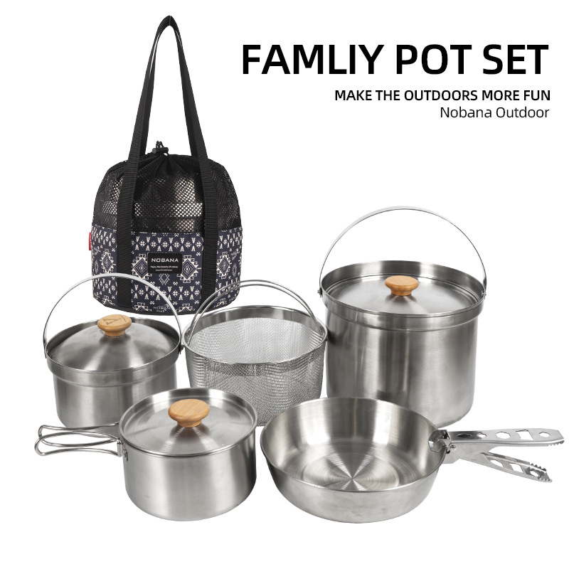 NOBANA Newest Outdoor Stainles - Camping Cooking Ware review and price