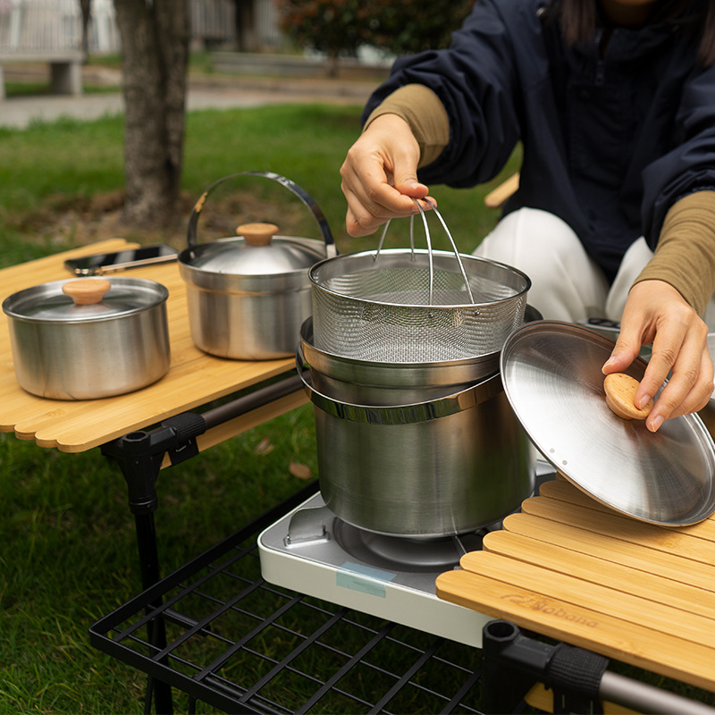 NOBANA Newest Outdoor Stainles - Camping Cooking Ware review and price