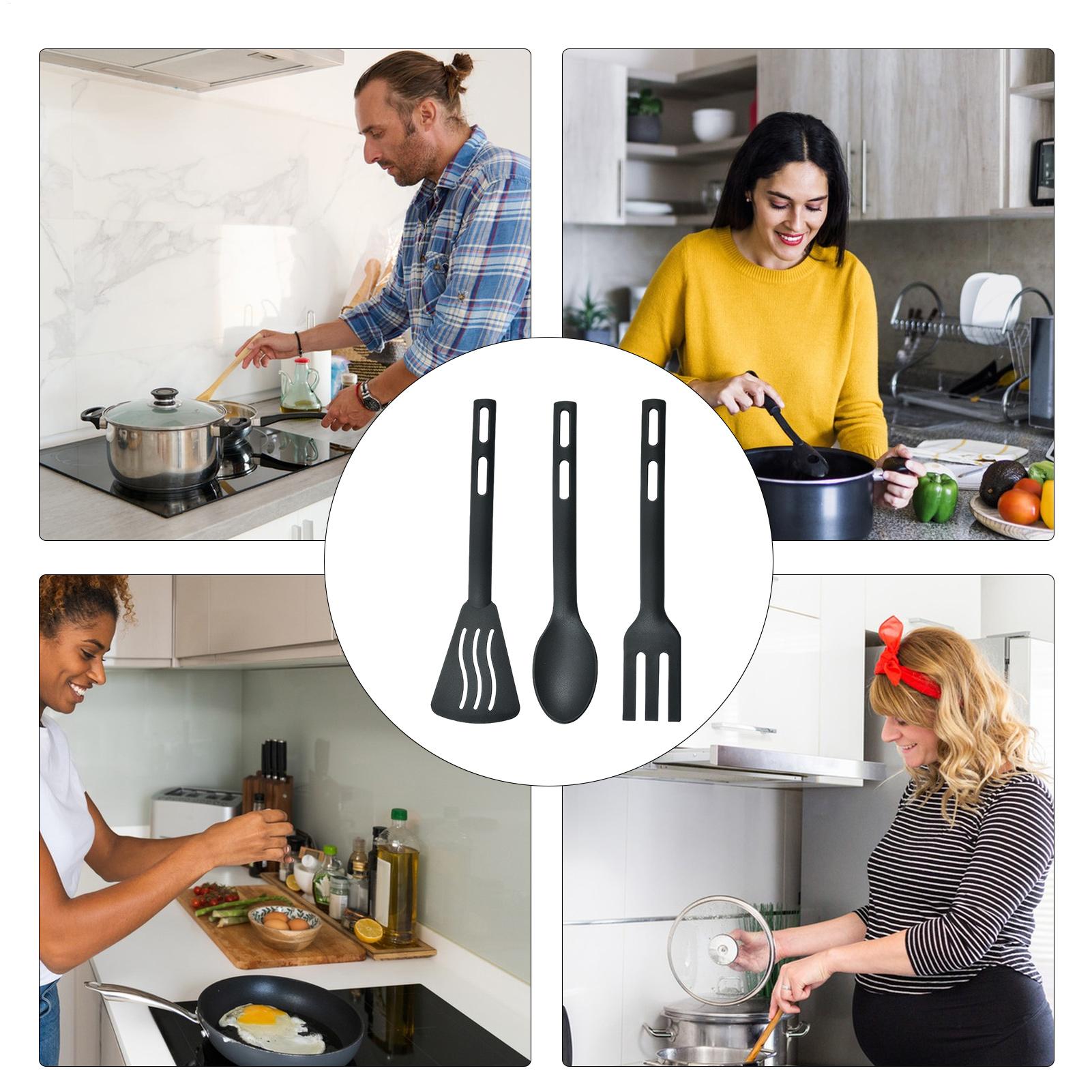 3PCS Utensils Set Serving Cook - Camping Cooking And Eating Set review and price