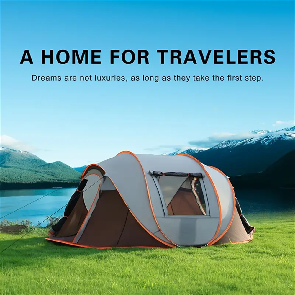 5-8 People Quick Opening Hand  - Camping Cooking Tent review and price