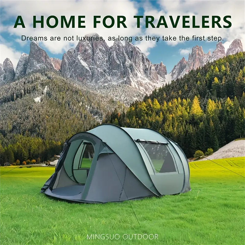 5-8 People Quick Opening Hand  - Camping Cooking Tent review and price