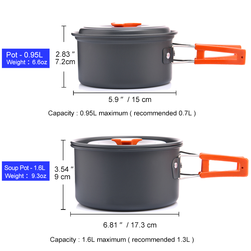 Widesea Camping Outdoor Cookwa - Camping Cooking And Eating Set review and price