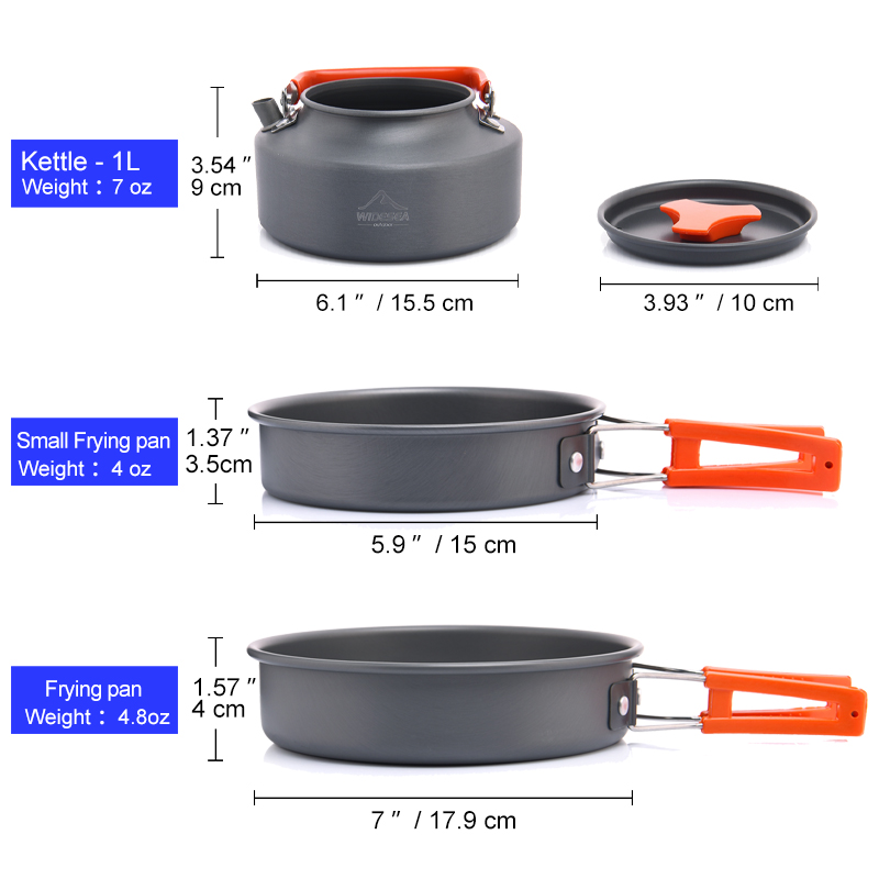 Widesea Camping Outdoor Cookwa - Camping Cooking And Eating Set review and price