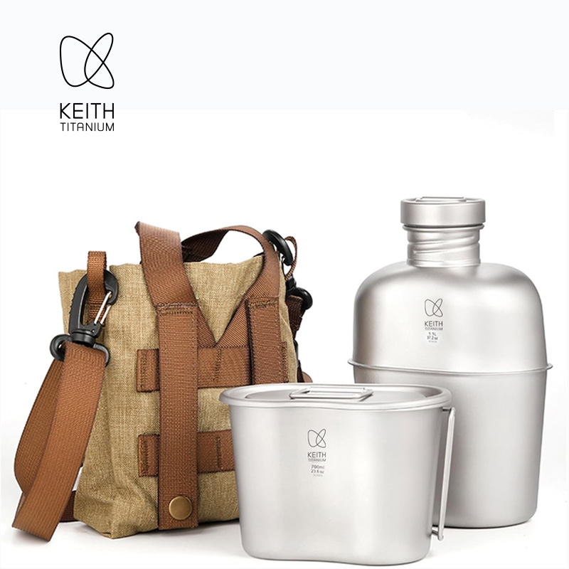 KEITH  Pure Titanium Canteen M - Mess Kit Titanium review and price
