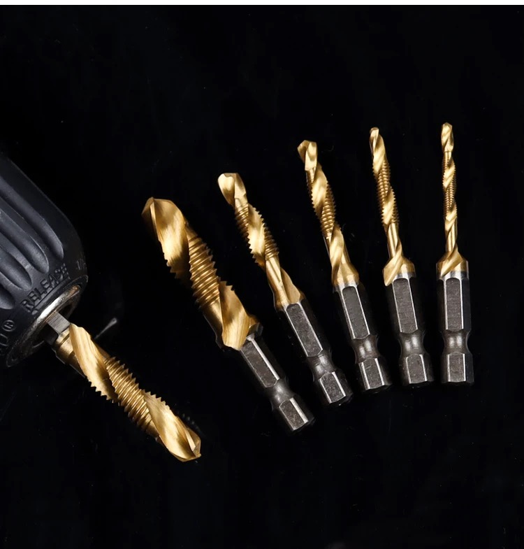 HSS Drill and Tap Bit Set 6pcs - Mess Kit Titanium review and price