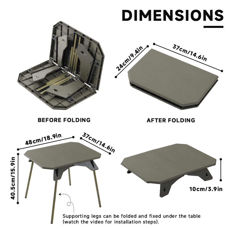 WESTTUNE Outdoor Camping Table - Camping Cooking Table review and price