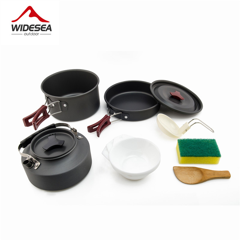 Widesea Camping Cookware Set O - Camping Cooking And Eating Set review and price