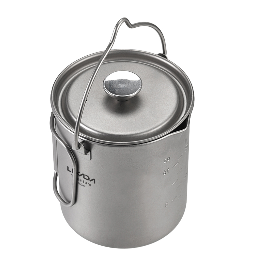 Lixada 750ml Titanium Coffee C - Camping Cooking Ware review and price