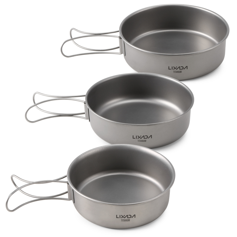 Lixada Titanium Bowls Ultralig - Mess Kit Titanium review and price