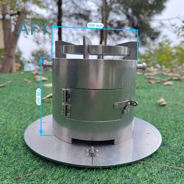 Portable Wood Gasifier Stove f - Camping Cooking Hot Plate review and price