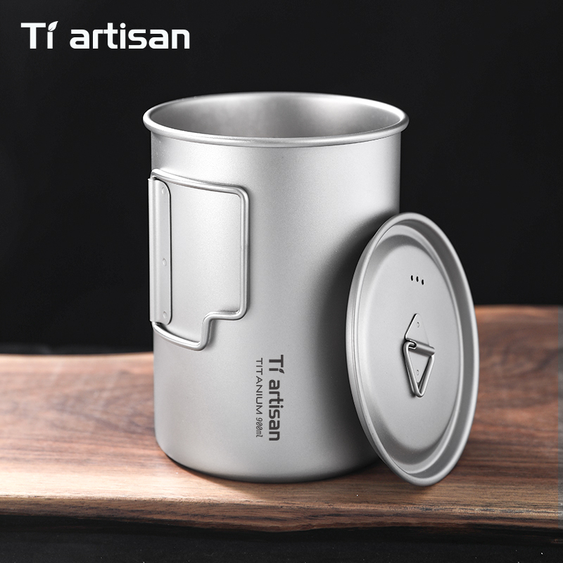 Tiartisan 750ml/ 900ml Titaniu - Camping Cooking Pot Large review and price