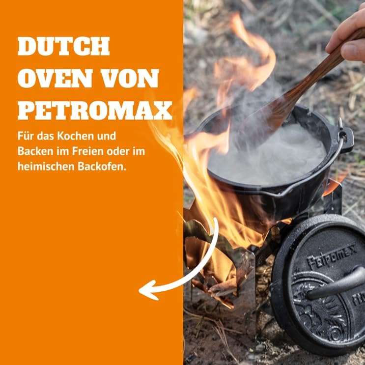 Pre-Seasoned Cast Iron Dutch O - Campfire Cooking review and price